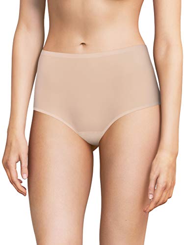 Chantelle Damen Softstretch Seamless High Waist Full Brief Slip, Weiss/opulenter Garten, Einheitsgröße im Sale